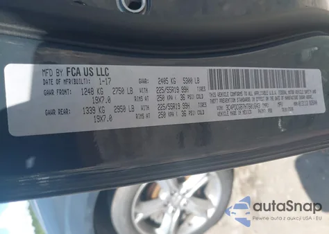 2017 Dodge Journey Crossroad from USA, damaged, VIN 3C4PDCGB7HT601643